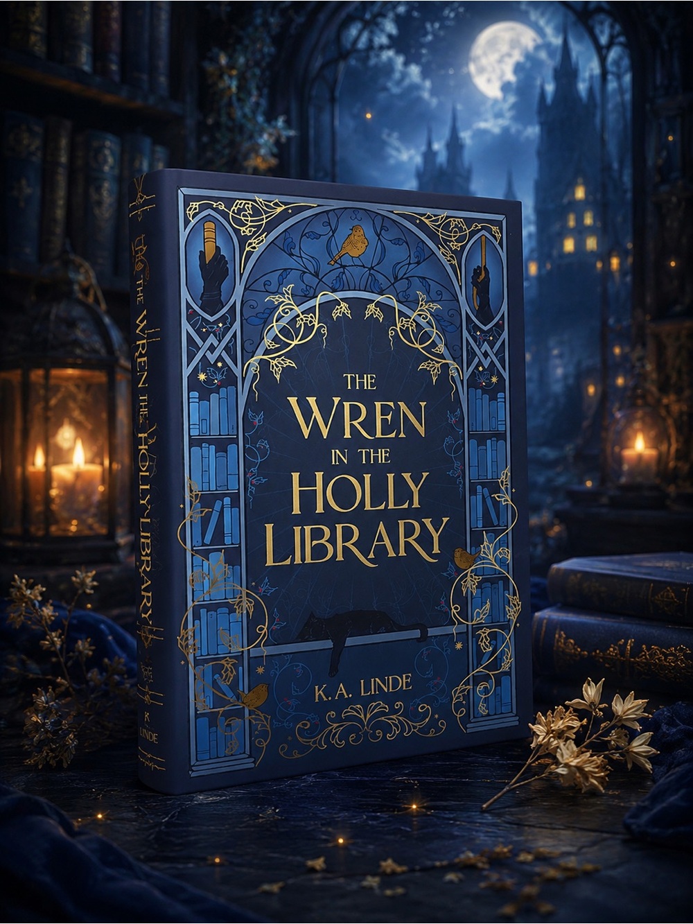 FairyLoot Exclusive The Wren in the Holly Library by K.A. Linde Signed Hardcover